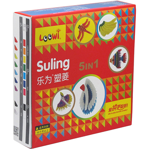 乐为塑菱,五合一彩盒装,型号:LWSL523,订货号:52312