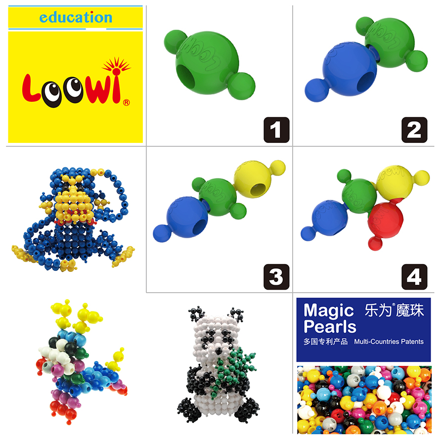 乐为大魔珠@乐为美术积木,空间智能、精细运动智能、人际交往智能