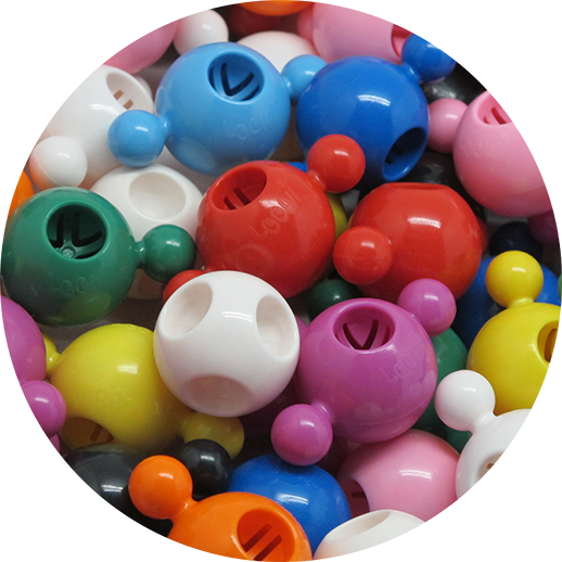 乐为大魔珠@乐为美术积木,空间智能、精细运动智能、人际交往智能